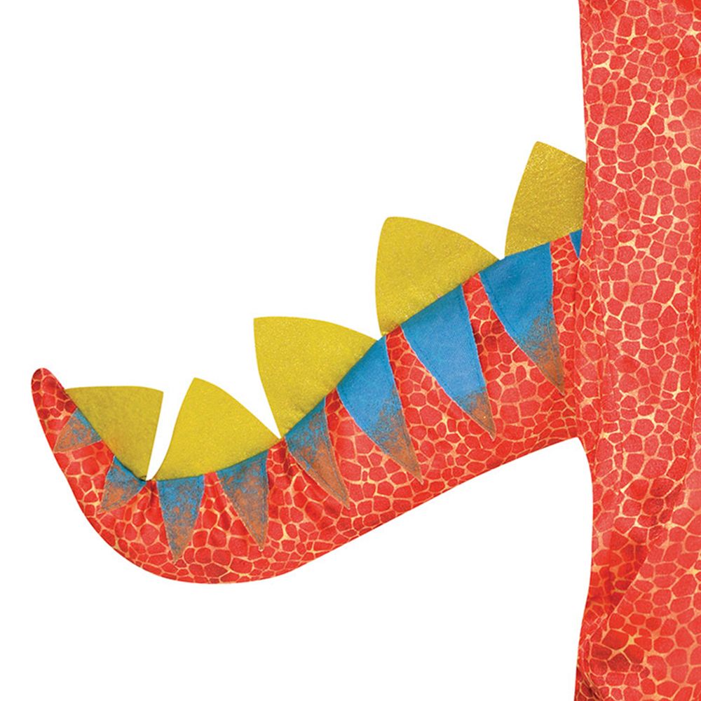 Rød Dinosaur Børnekostume