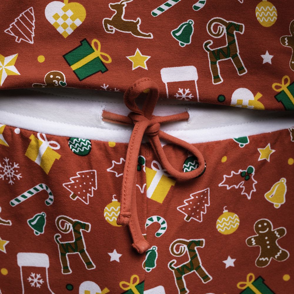 Rød Julepyjamas Dame
