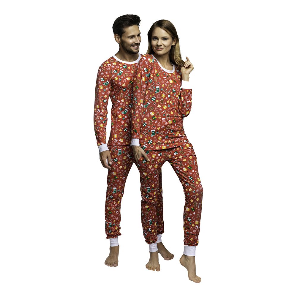 Rød Julepyjamas Dame