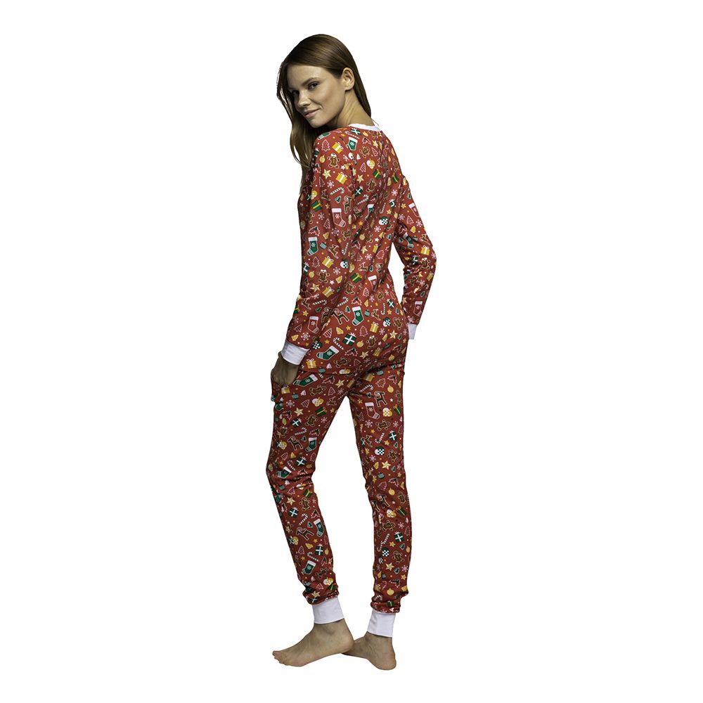 Rød Julepyjamas Dame