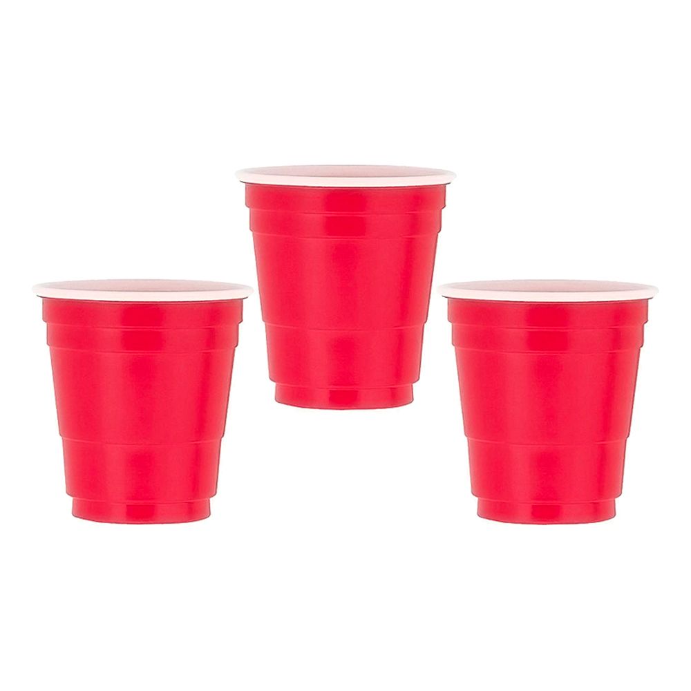 Røde Shotglass av Plast