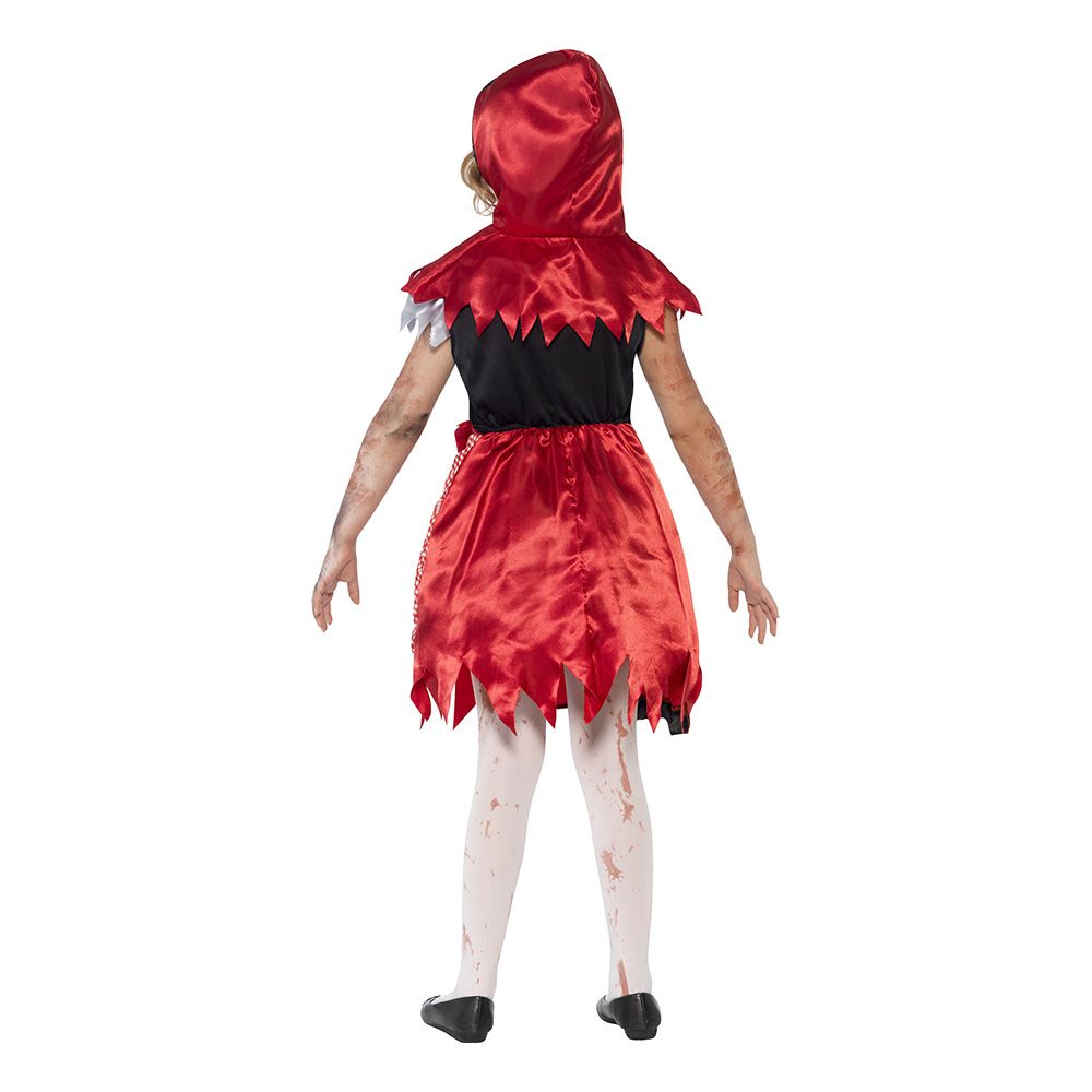 Rødhætte Zombie Børnekostume