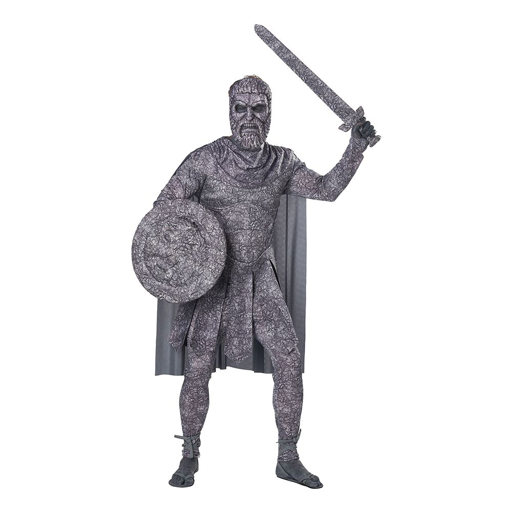 Romersk Krigare Staty Maskeraddräkt