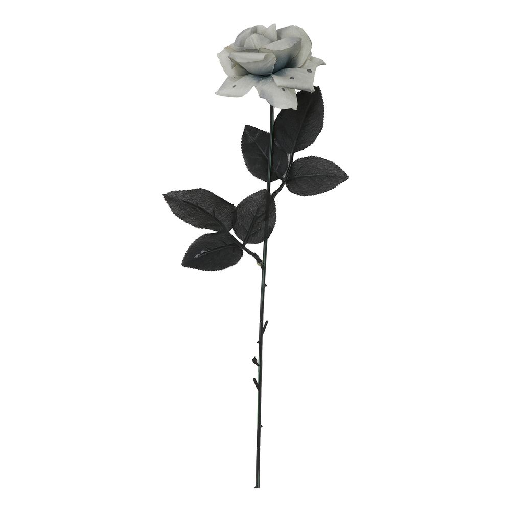 Rose i Plast Grå