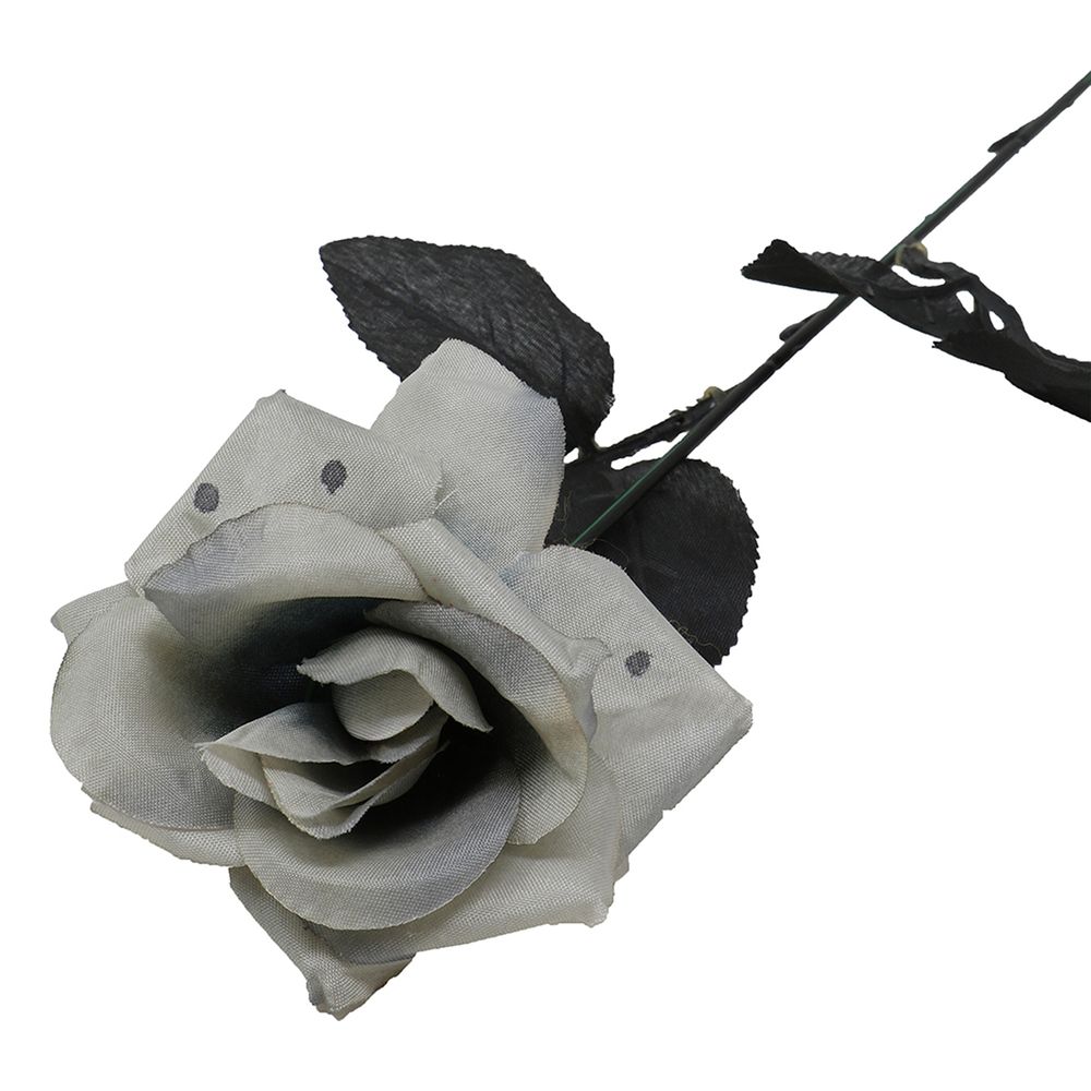 Rose i Plast Grå