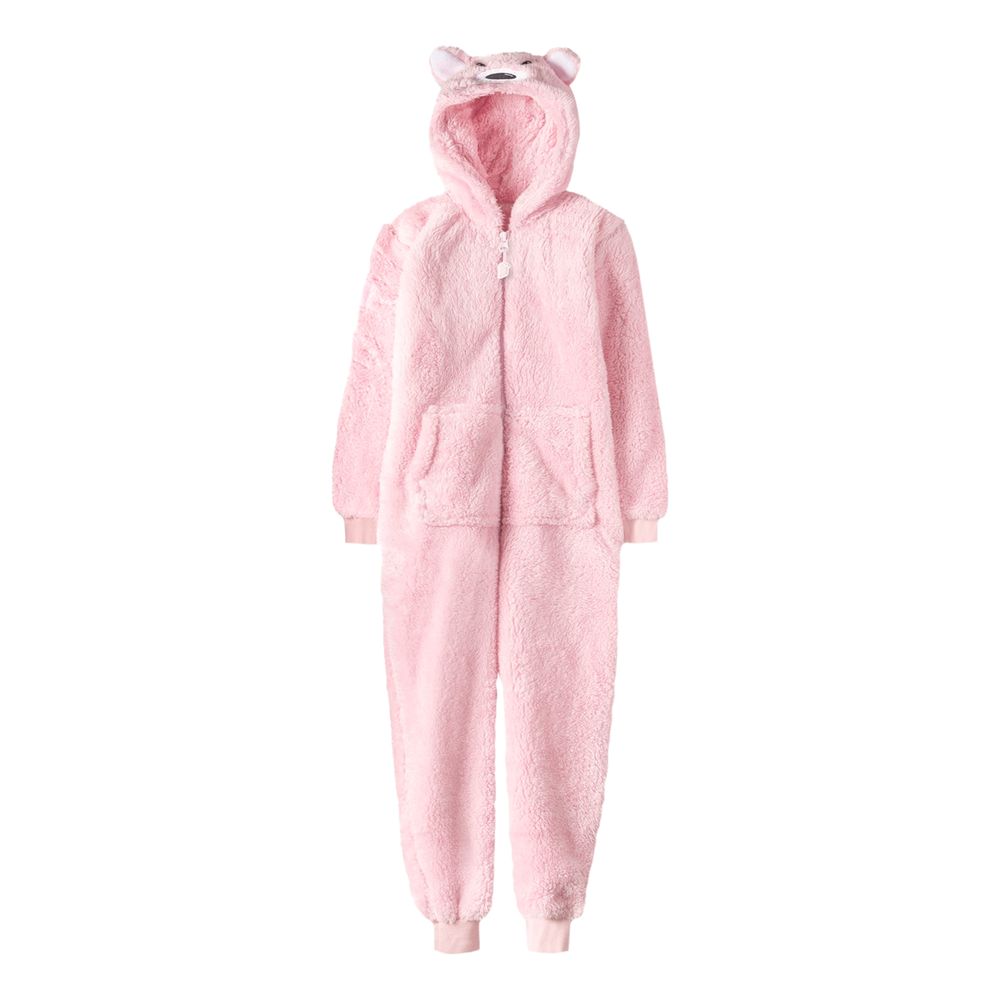 Rosa Björn Onesie för Barn