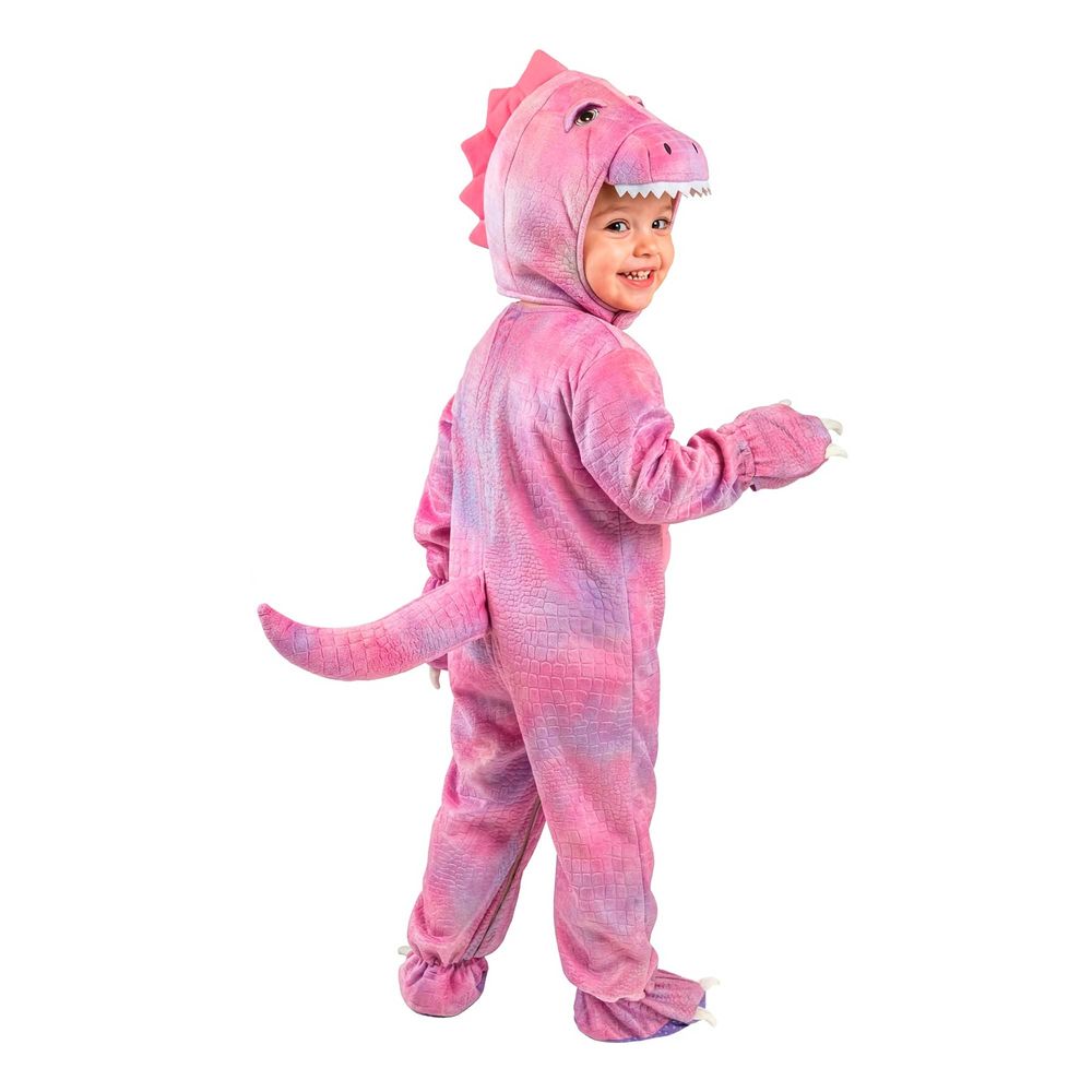 Vaaleanpunainen Dinosaurievauvan Naamiaisasu