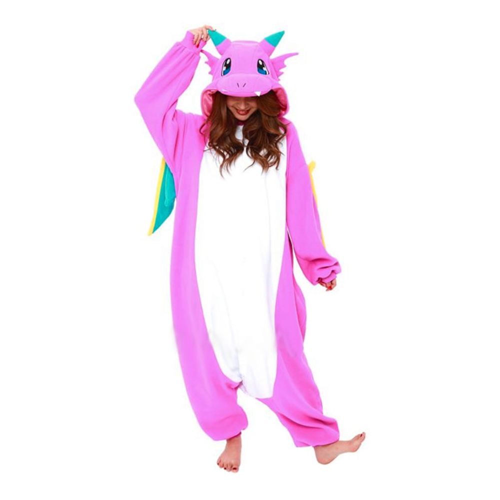 Rosa Drage Kigurumi