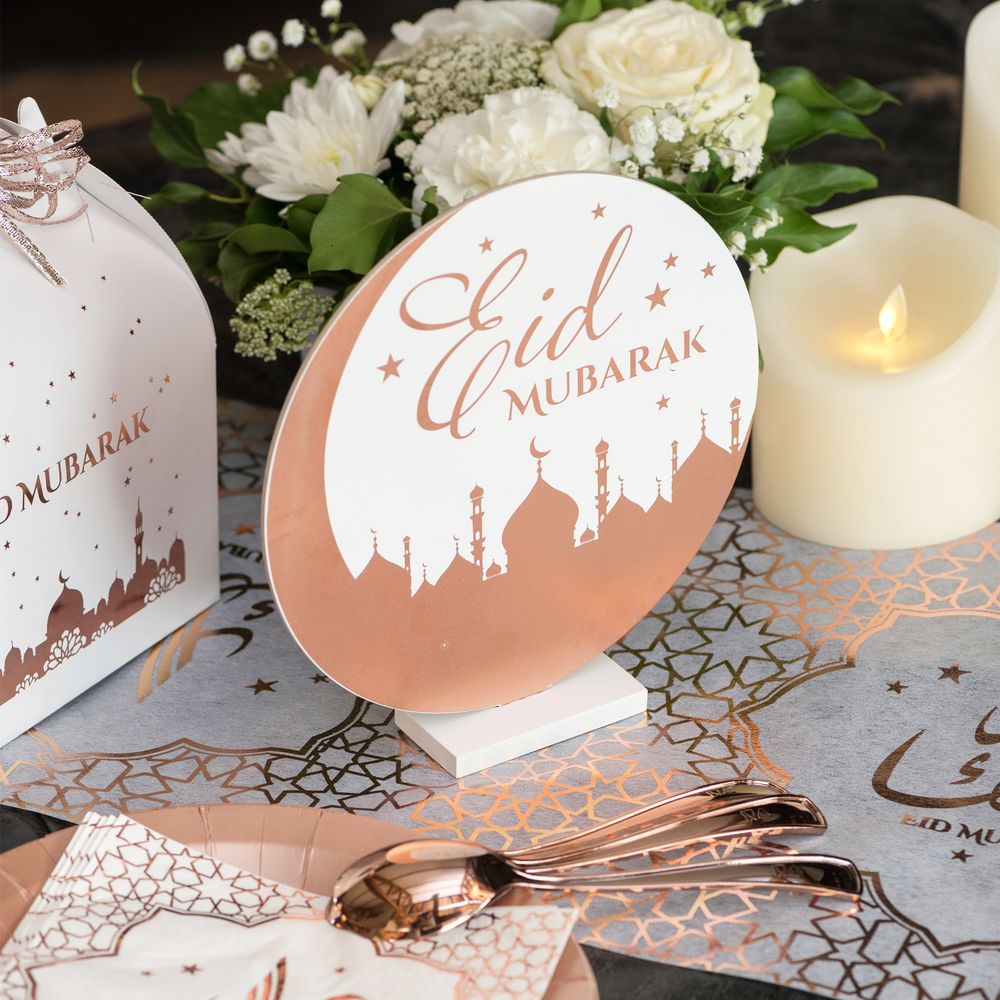 Bordsdekoration Eid Mubarak