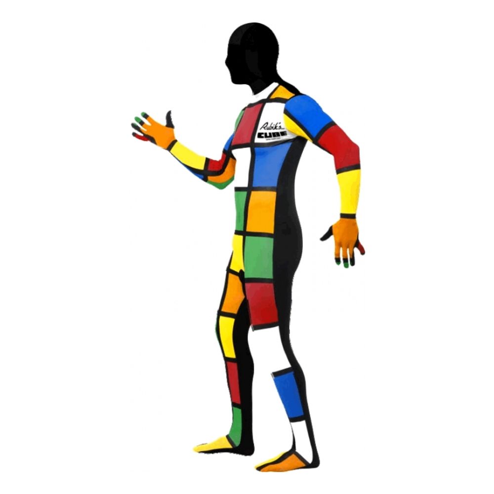 Second Skin Rubiks Kube Kostyme