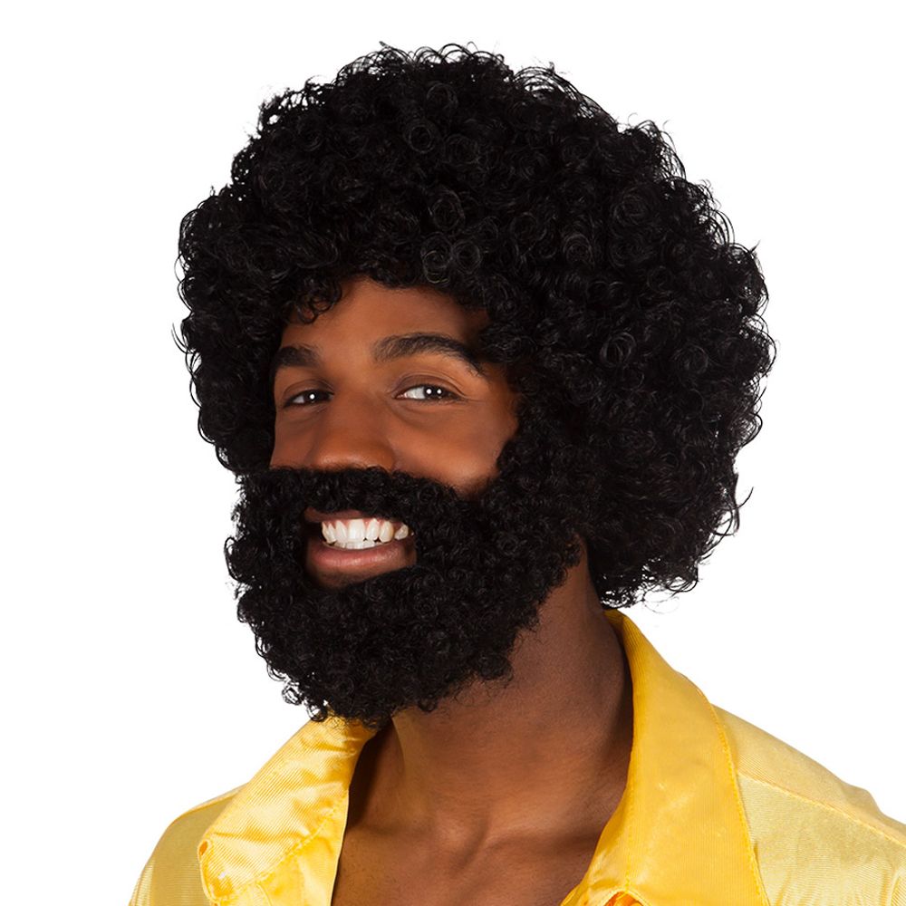 Afro Parykkset Svart
