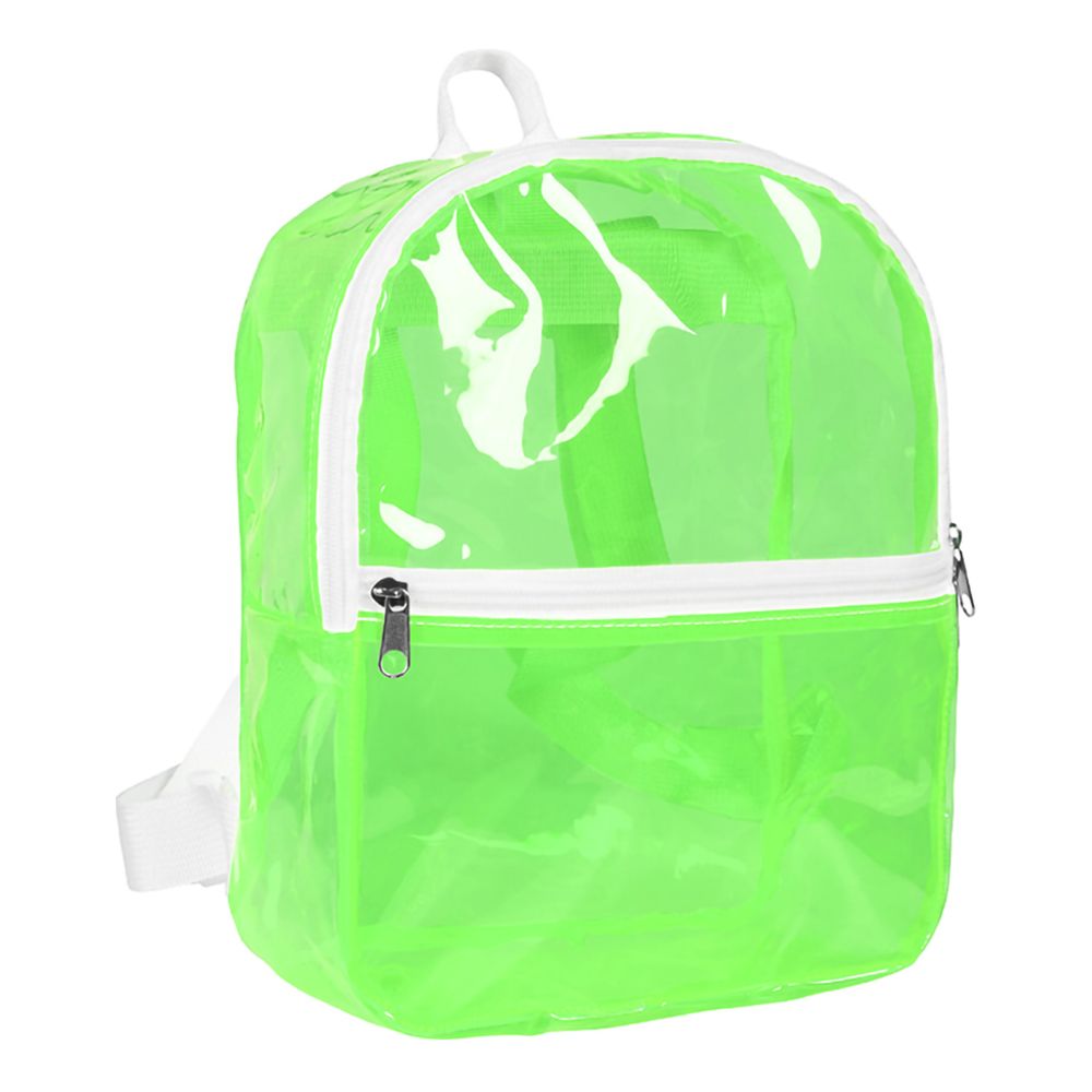 Rygsæk Transparent Neongrøn