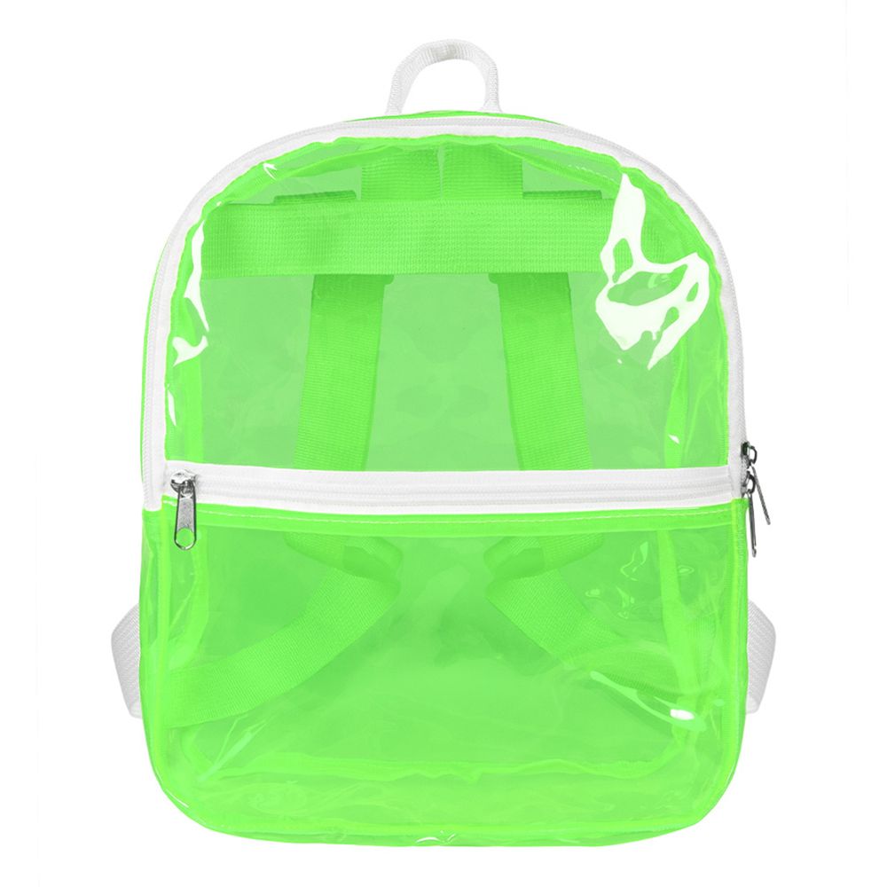 Rygsæk Transparent Neongrøn