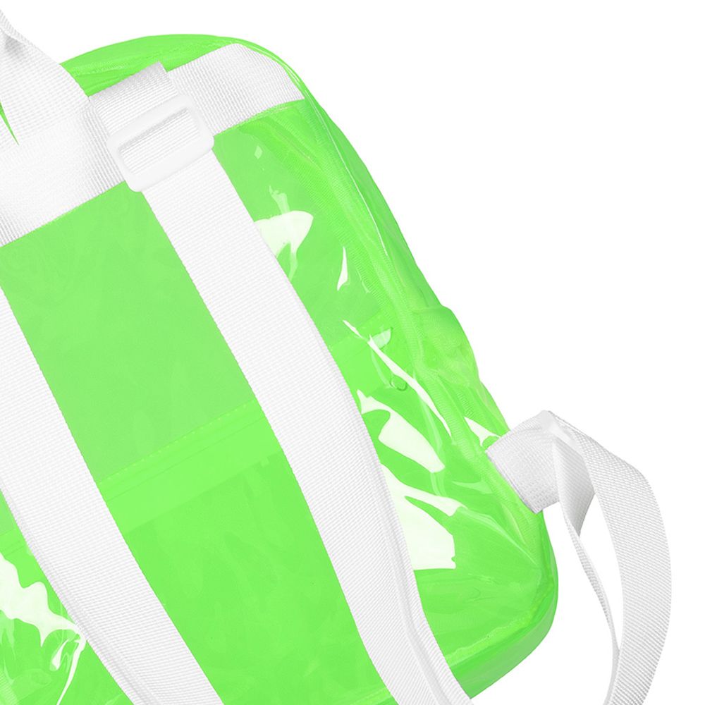 Rygsæk Transparent Neongrøn