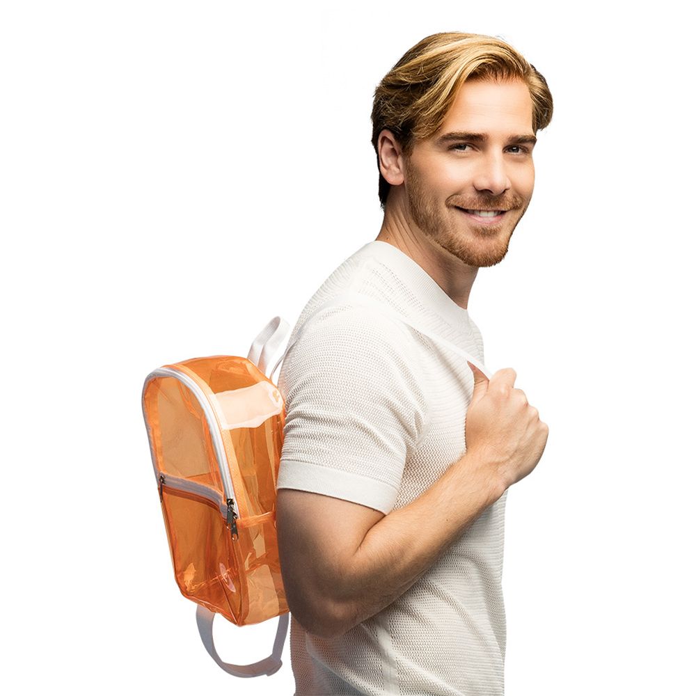 Rygsæk Transparent Neonorange