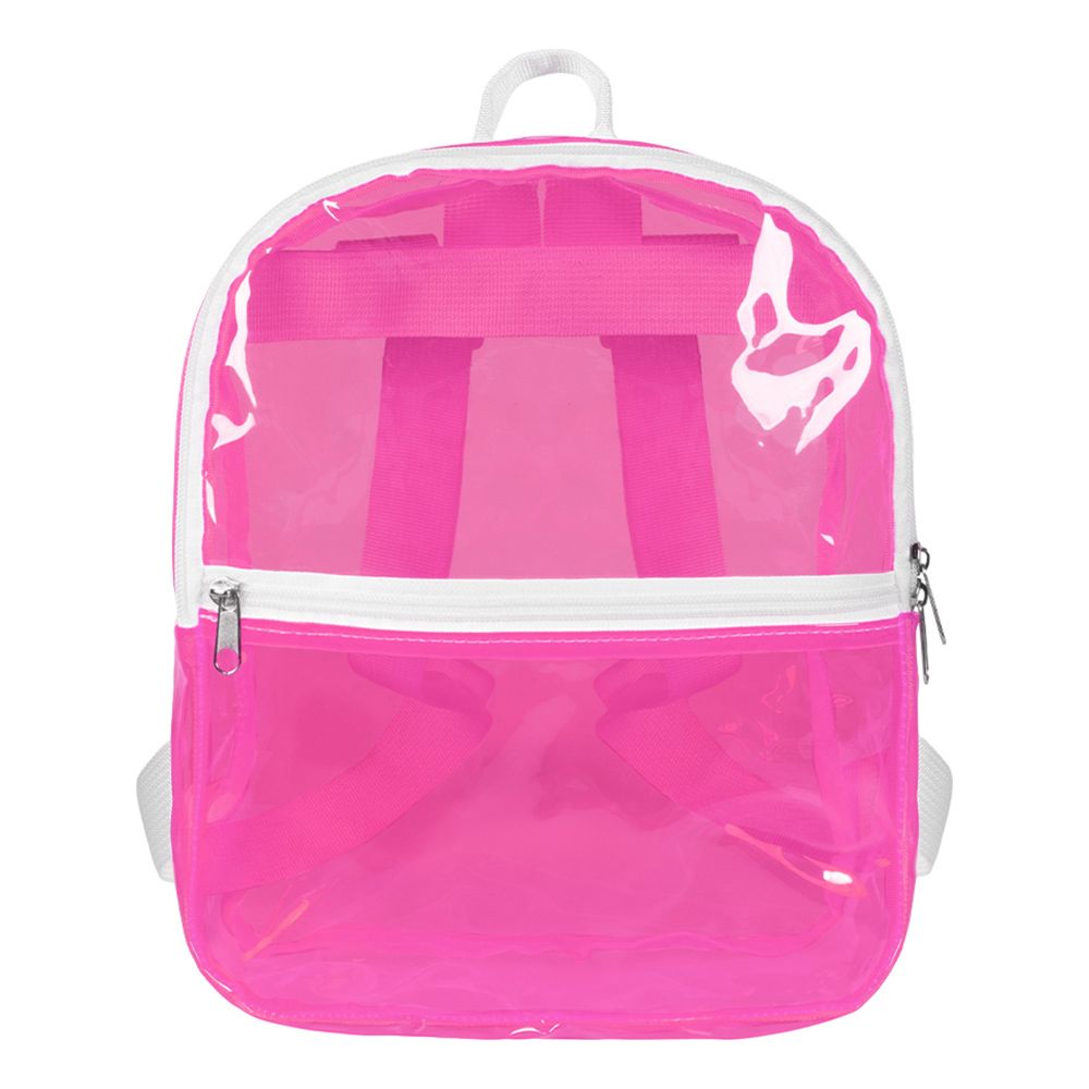 Rygsæk Transparent Neonpink