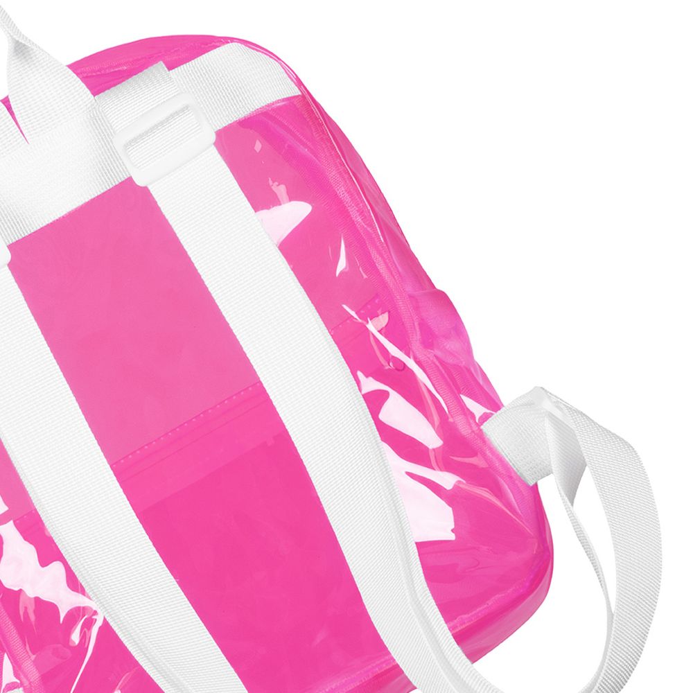 Rygsæk Transparent Neonpink