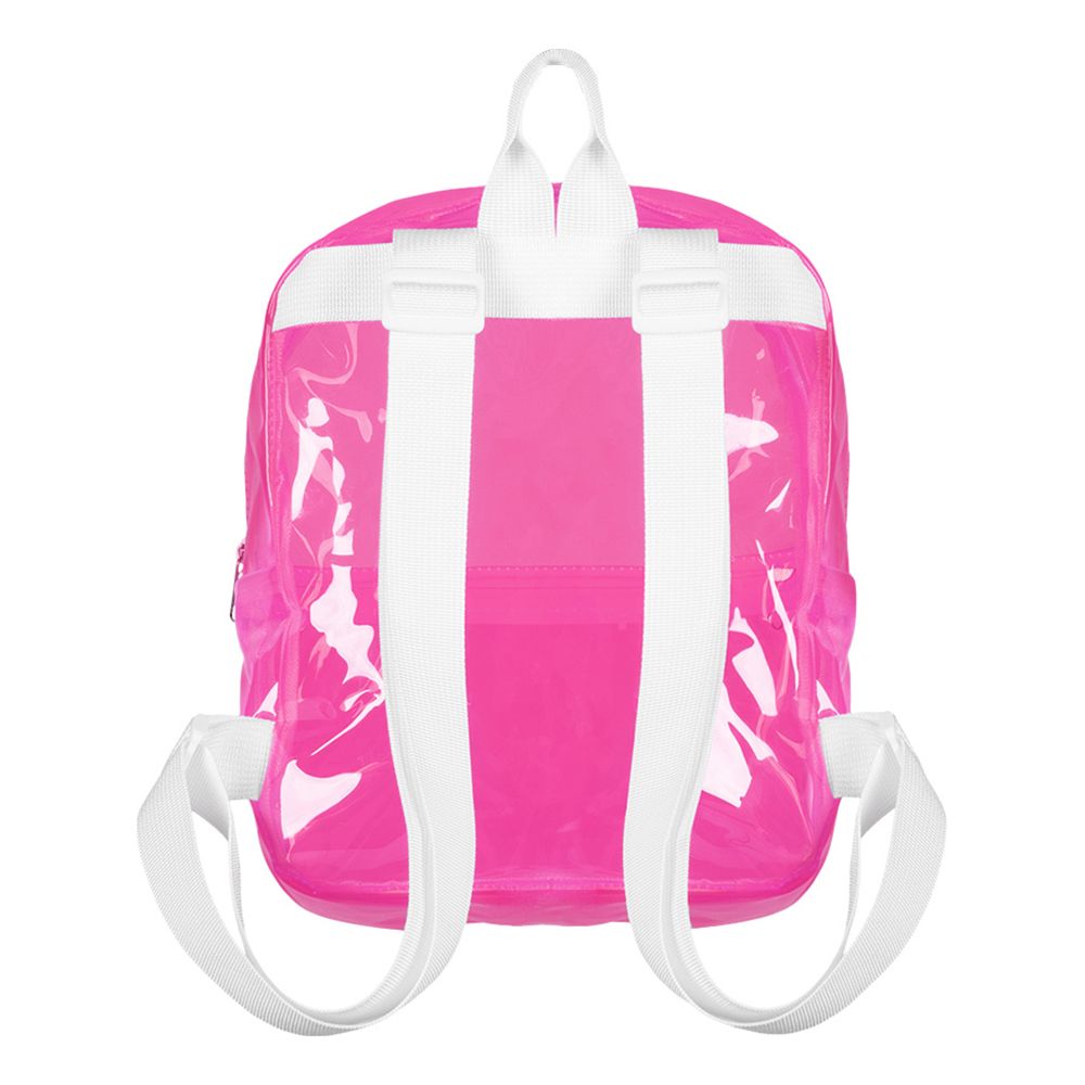 Rygsæk Transparent Neonpink