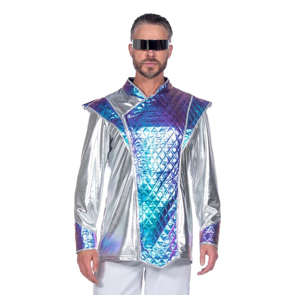 Rymdkille Metallic Maskeraddräkt
