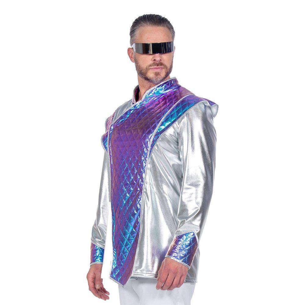 Rymdkille Metallic Maskeraddräkt