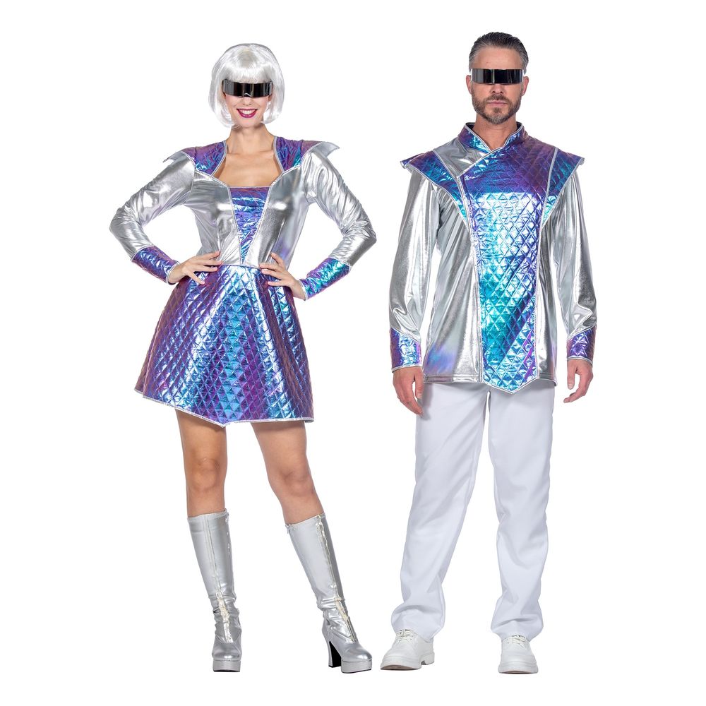 Rymdkille Metallic Maskeraddräkt