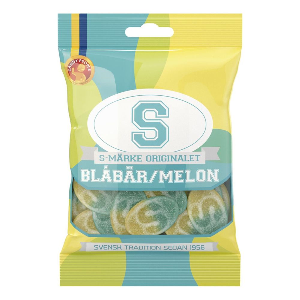 S-Märken Blåbär/Melon i Påse