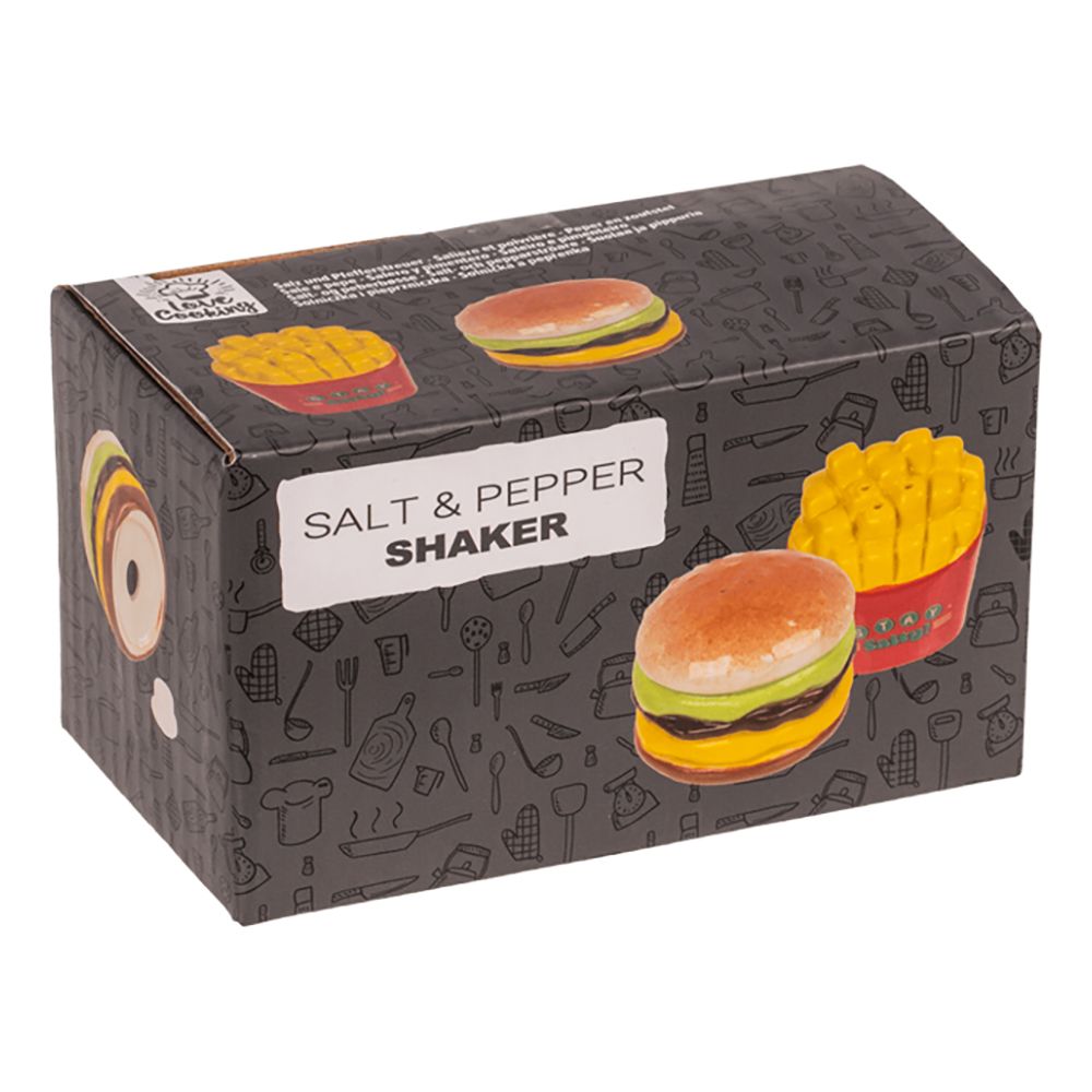 Salt- & Pepparkar Hamburgare & Strips