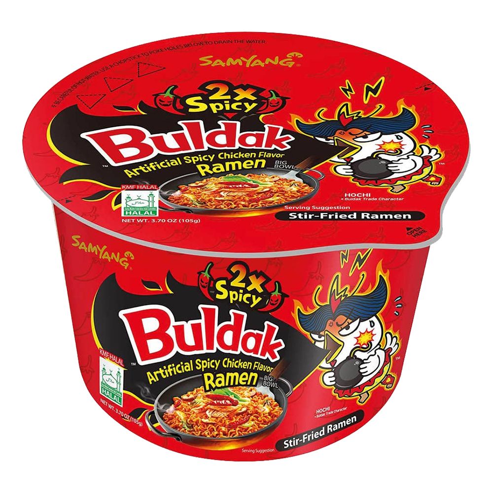 Samyang Buldak Hot Chicken Ramen Noodles 2x Spicy