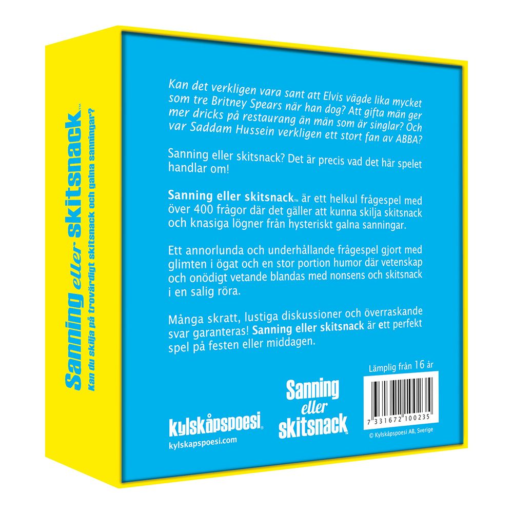 Sanning eller Skitsnack Frågespel