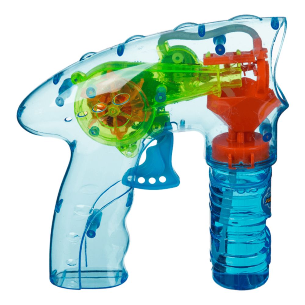 Såpbubbelpistol med LED-belysning