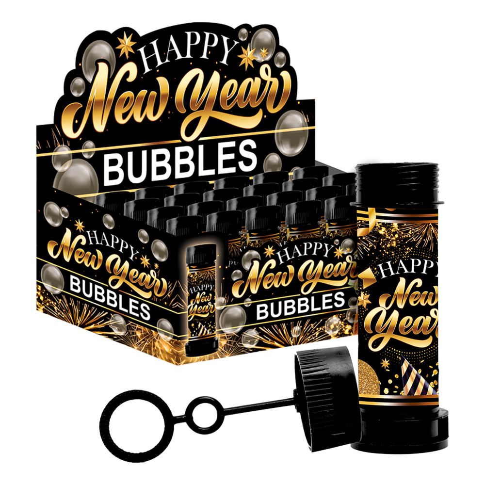 Såpebobler Happy New Year Storpakning