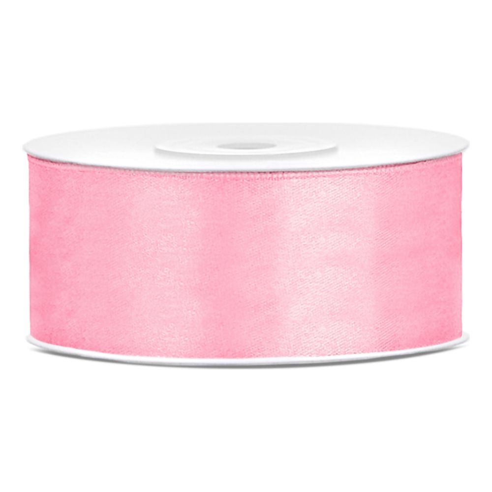 Satinband Rosa