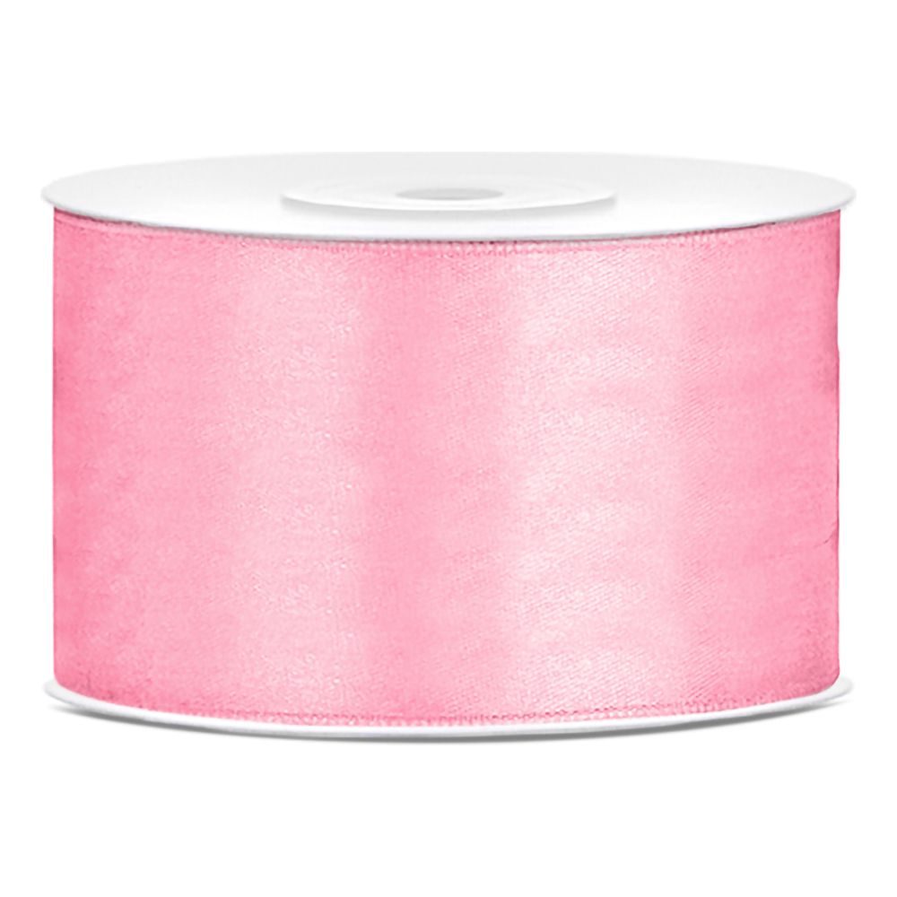 Satinband Rosa
