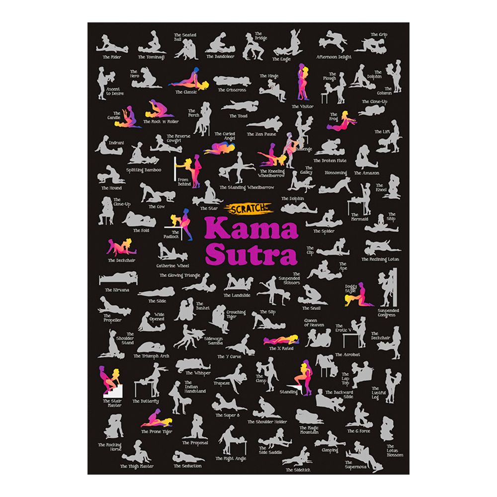 Scratch Poster 100 Kama Sutra