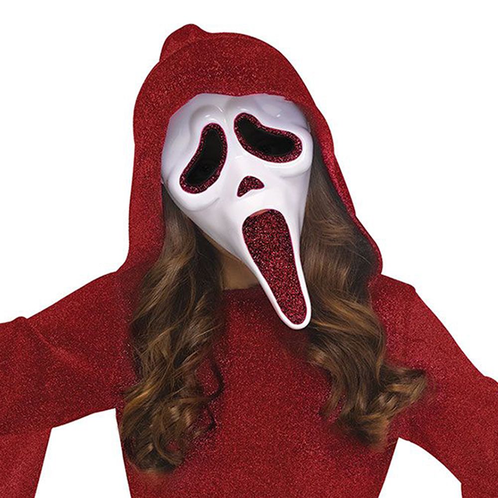 Scream Ghost Face Rød Børnekostume