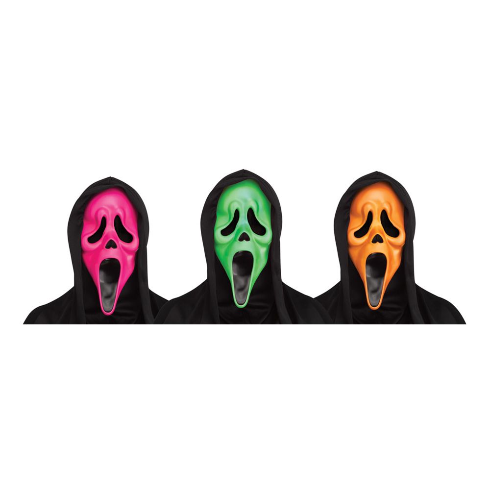 Scream UV Neon Maske
