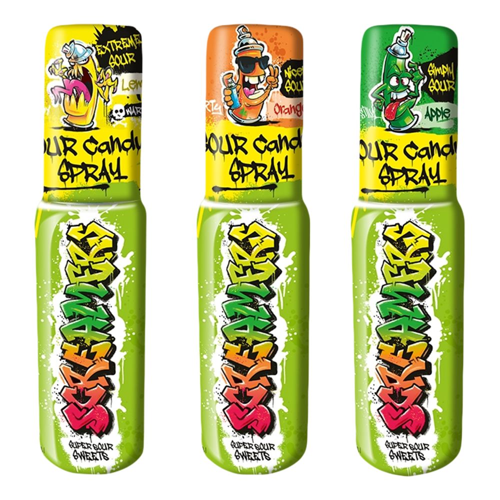 Screamers Sour Godisspray Storpack