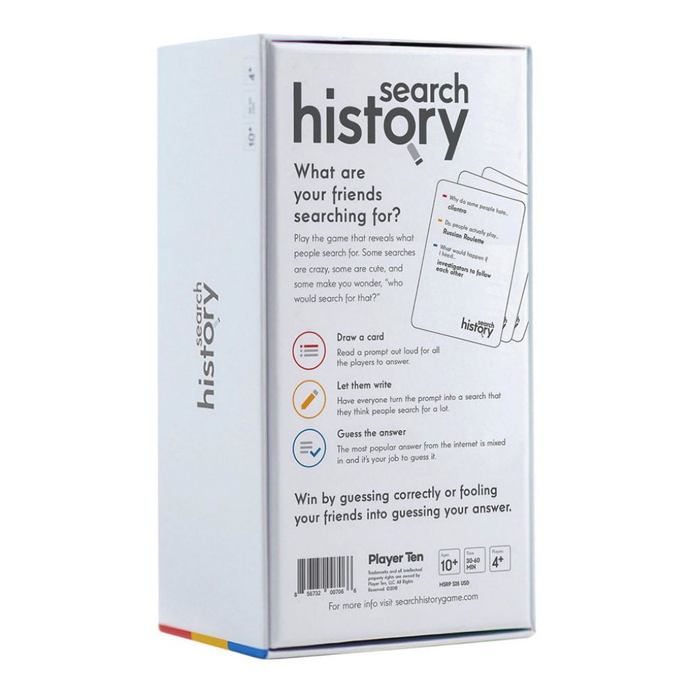 Search History Sällskapsspel