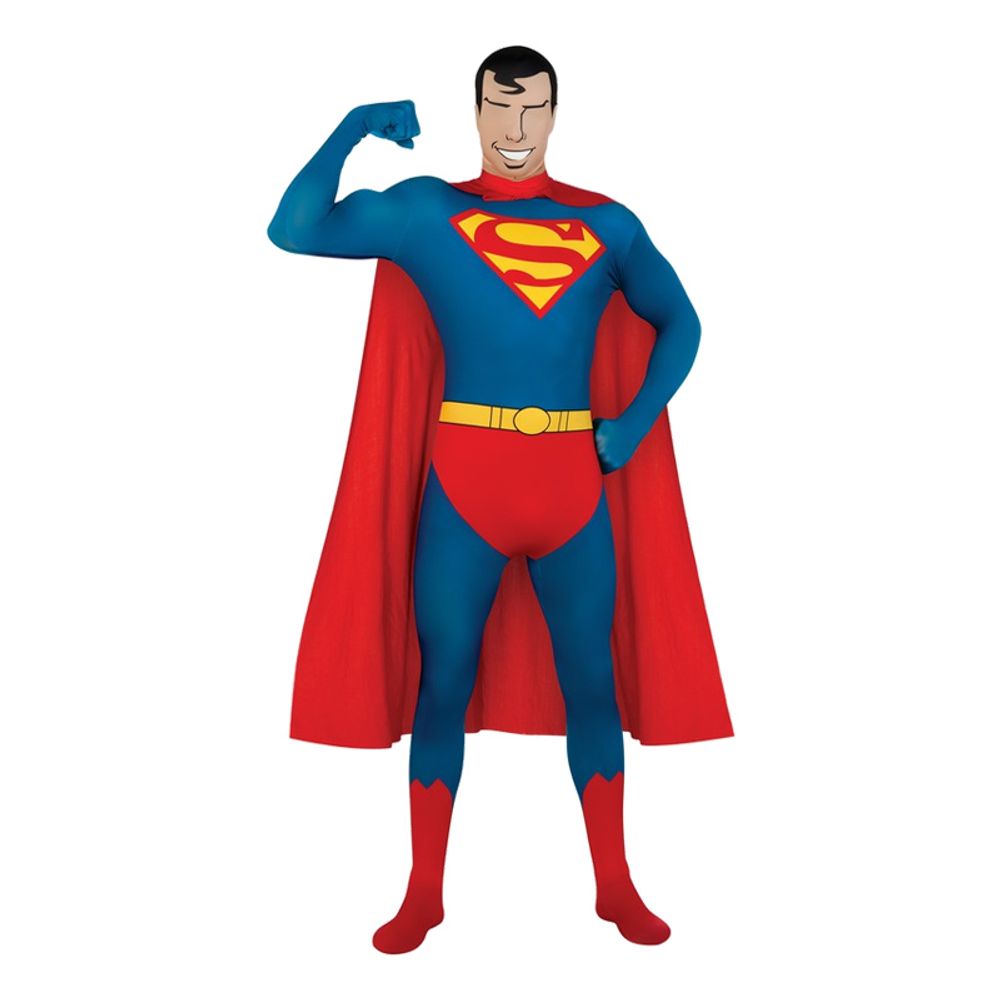 Second Skin Superman Maskeraddräkt