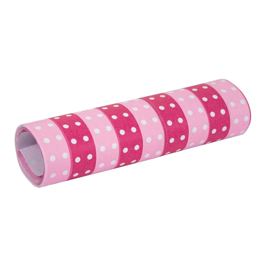 Serpentin Prikkete Rosa