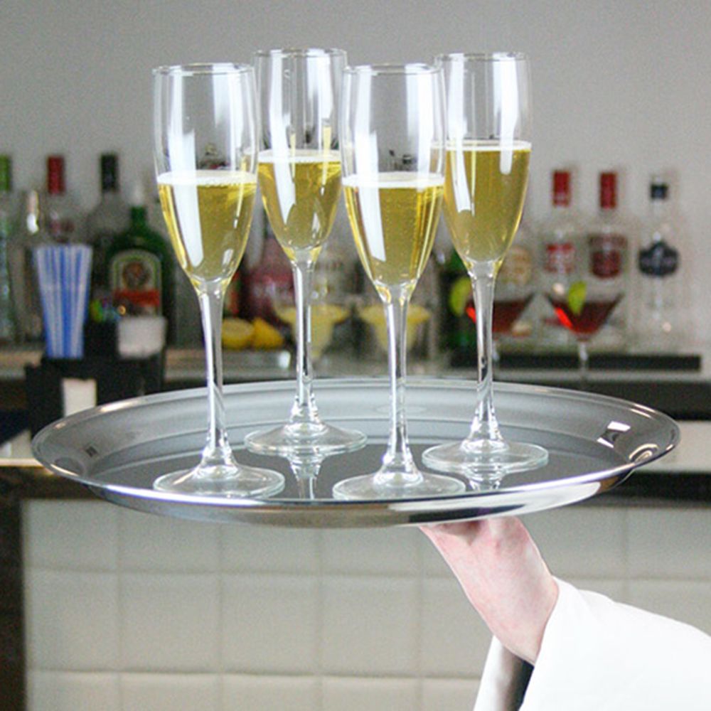 Serveringsbrett i Rustfritt stål