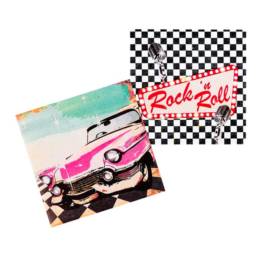 Servietter 50-talls Rock'n'Roll