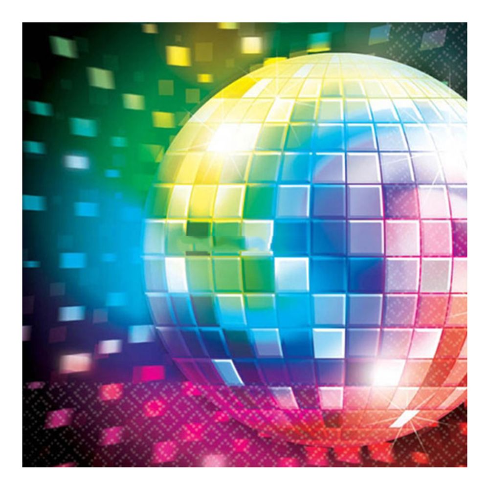 Servietter 70-talls Disco