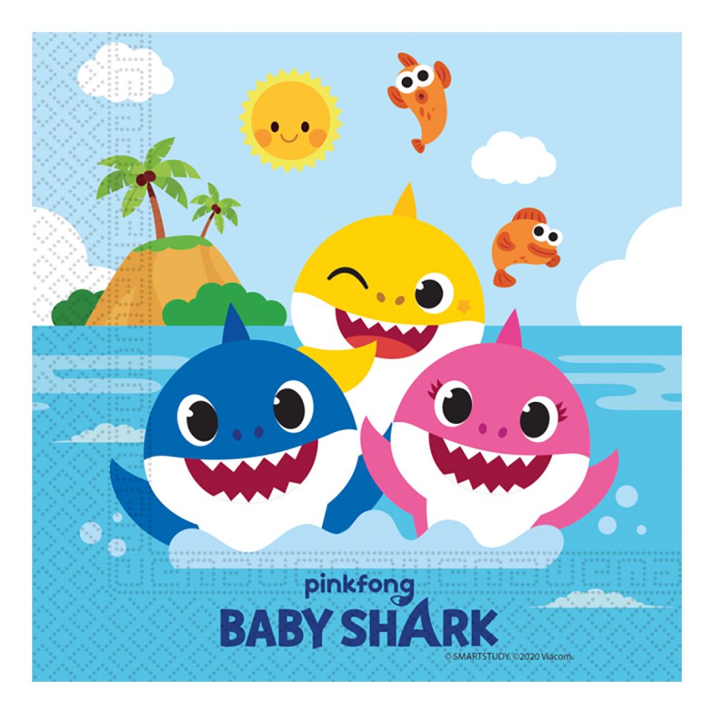 Servetter Baby Shark
