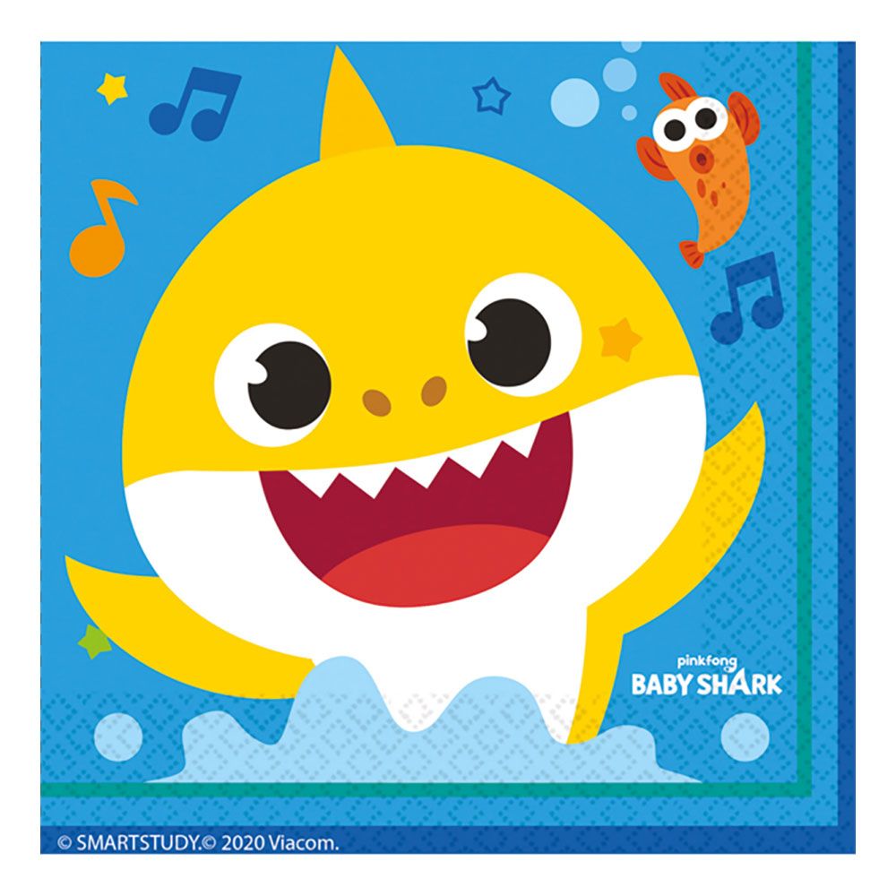Servetter Baby Shark