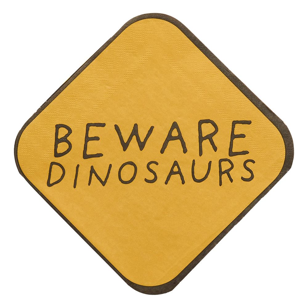 Servietter Beware Dinosaurs