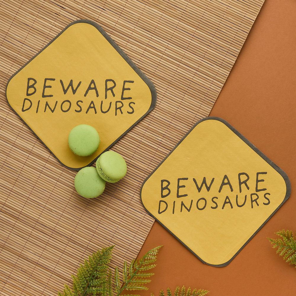 Servietter Beware Dinosaurs