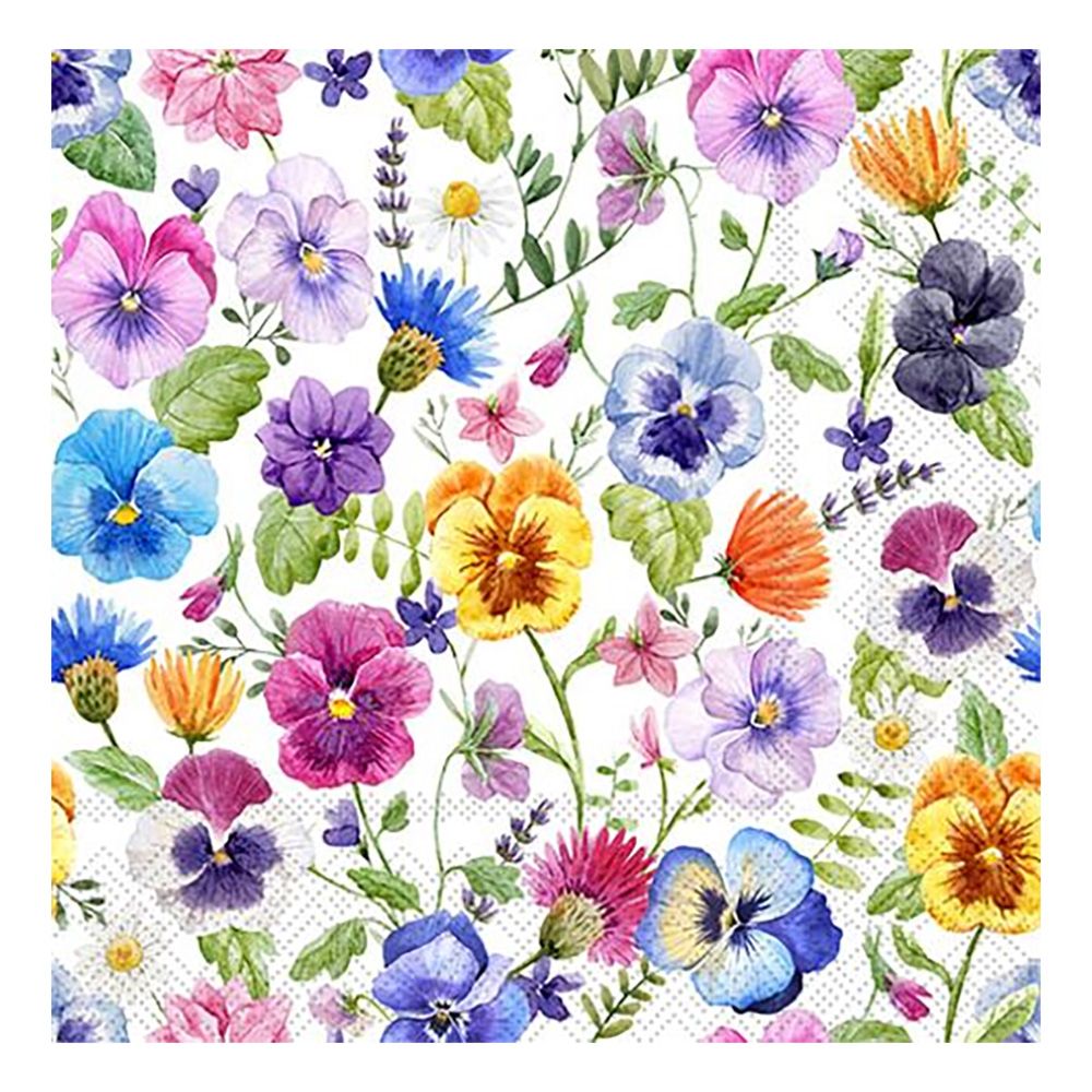 Servietter Blomster Sommer
