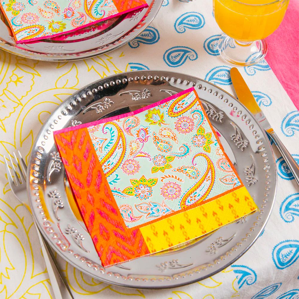 Lautasliinat Boho Paisley