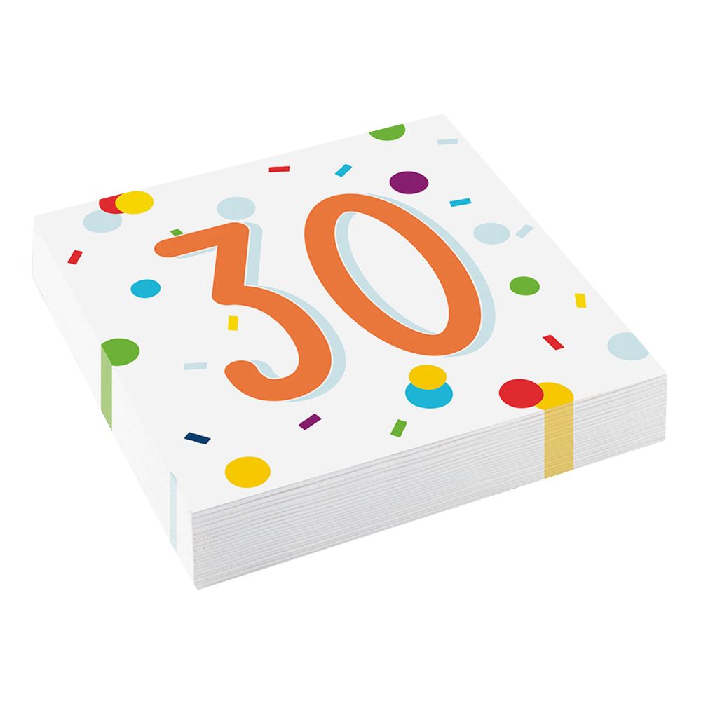 Lautasliinat Konfetti Confetti Birthday 30